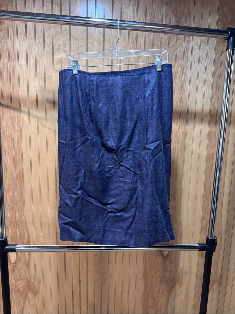 Classic Navy Pencil Skirt